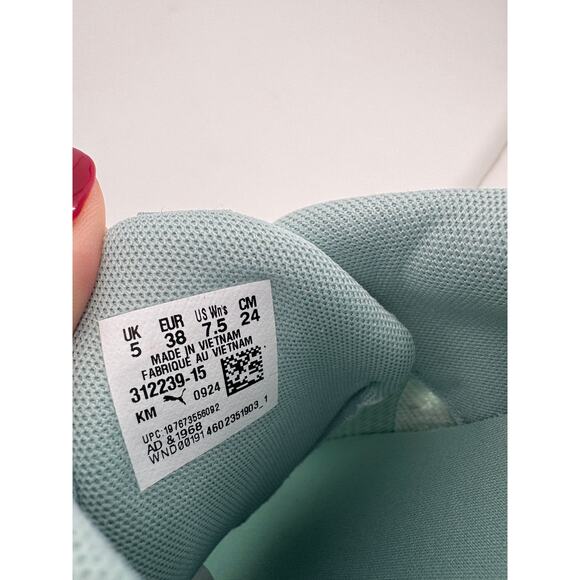 Puma Women's Pounce Lite Lace Up Green Athletic Running Shoes Size 7.5 - Picture 11 of 11